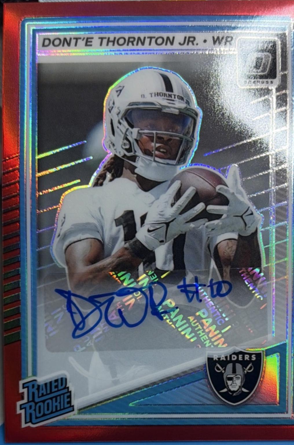 Dont'e Thornton Jr. [Red Autograph] #279
