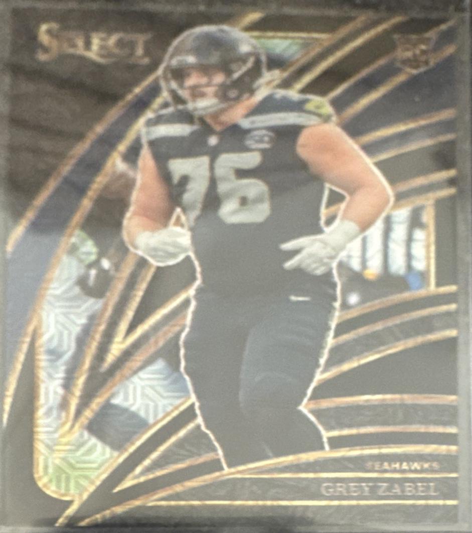 Grey Zabel [Black Prizm] #215