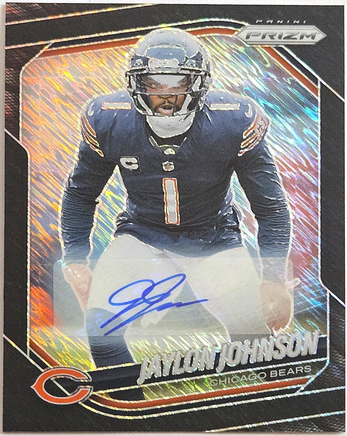 Jaylon Johnson [Black Shimmer Autograph] #44
