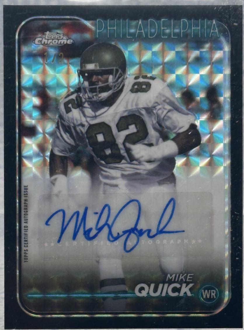 Mike Quick [Black Geometric Variation] #BA-MQU