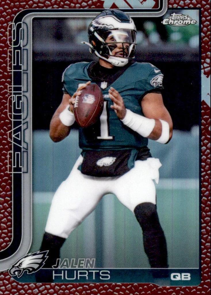 Jalen Hurts [Football Leather Refractor] #247