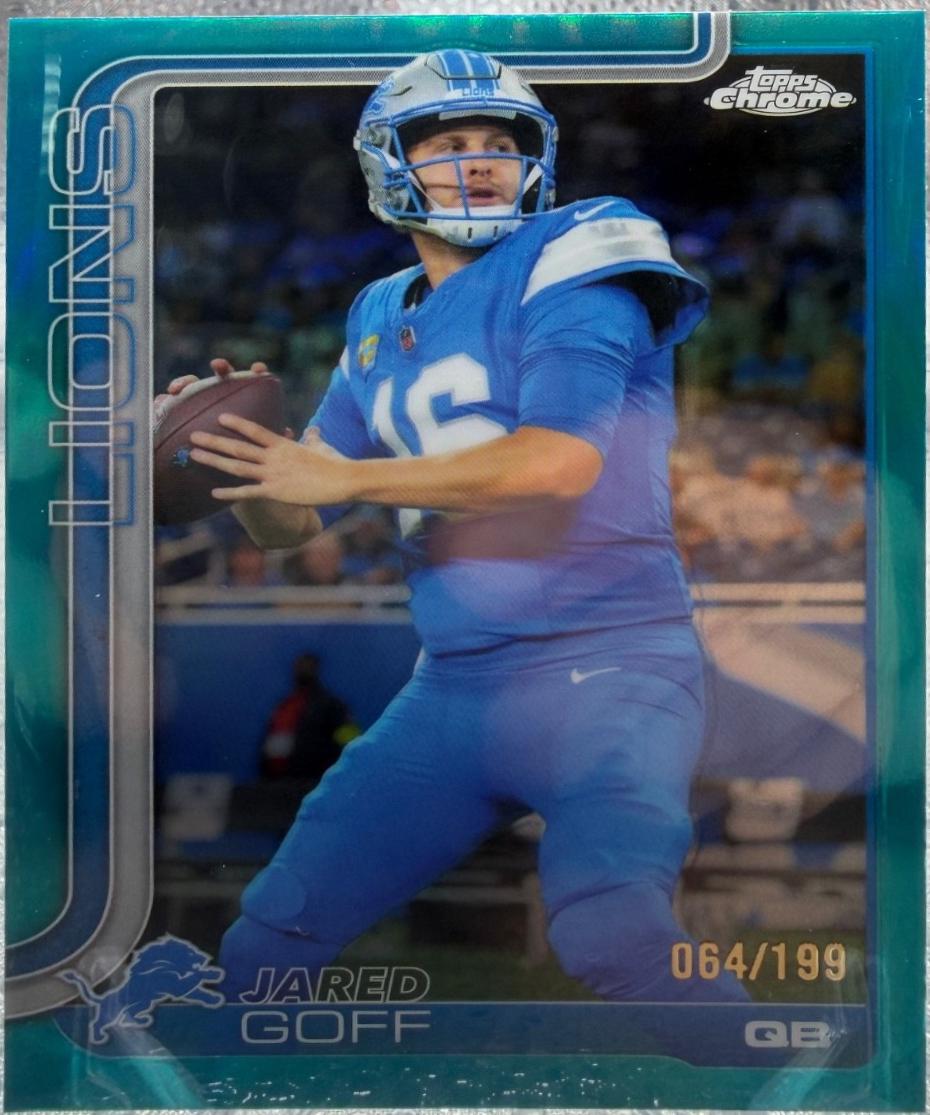Jared Goff [Aqua Refractor] #102