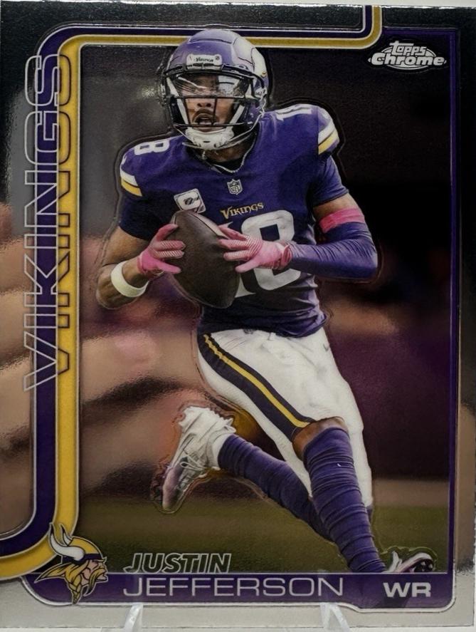 Justin Jefferson [Football Leather Purple] #195