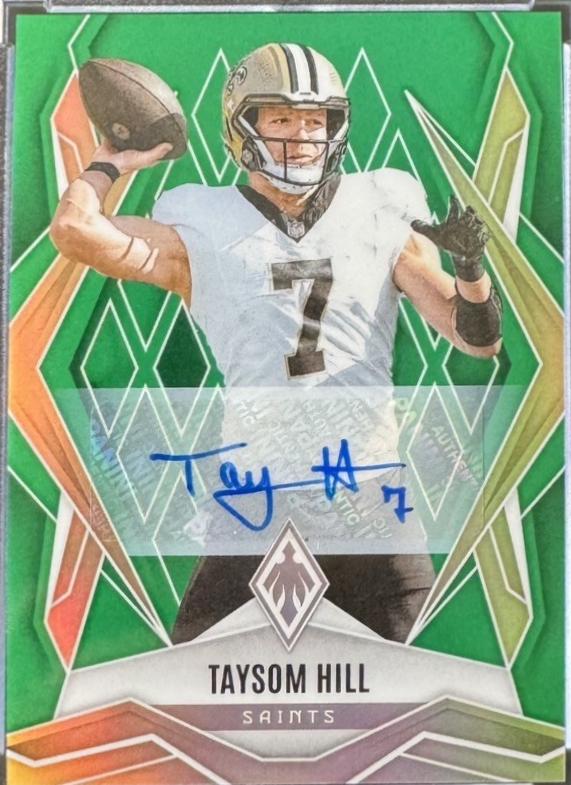 Taysom Hill [Green Autograph] #51