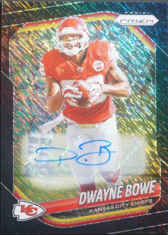 Dwayne Bowe [Black Shimmer Autograph] #46