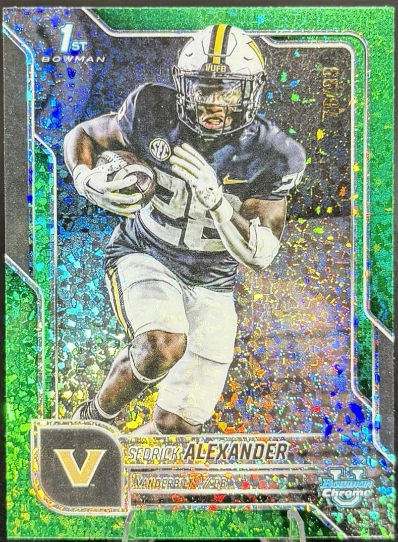 Sedrick Alexander [Green Mini-Diamond Refractor] #14