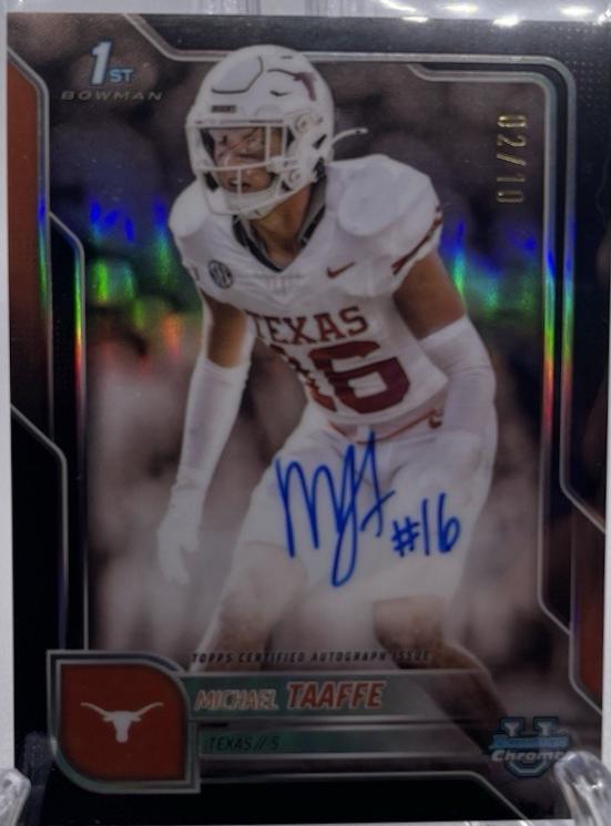 Michael Taaffe [Black Refractor] #BCA-MT