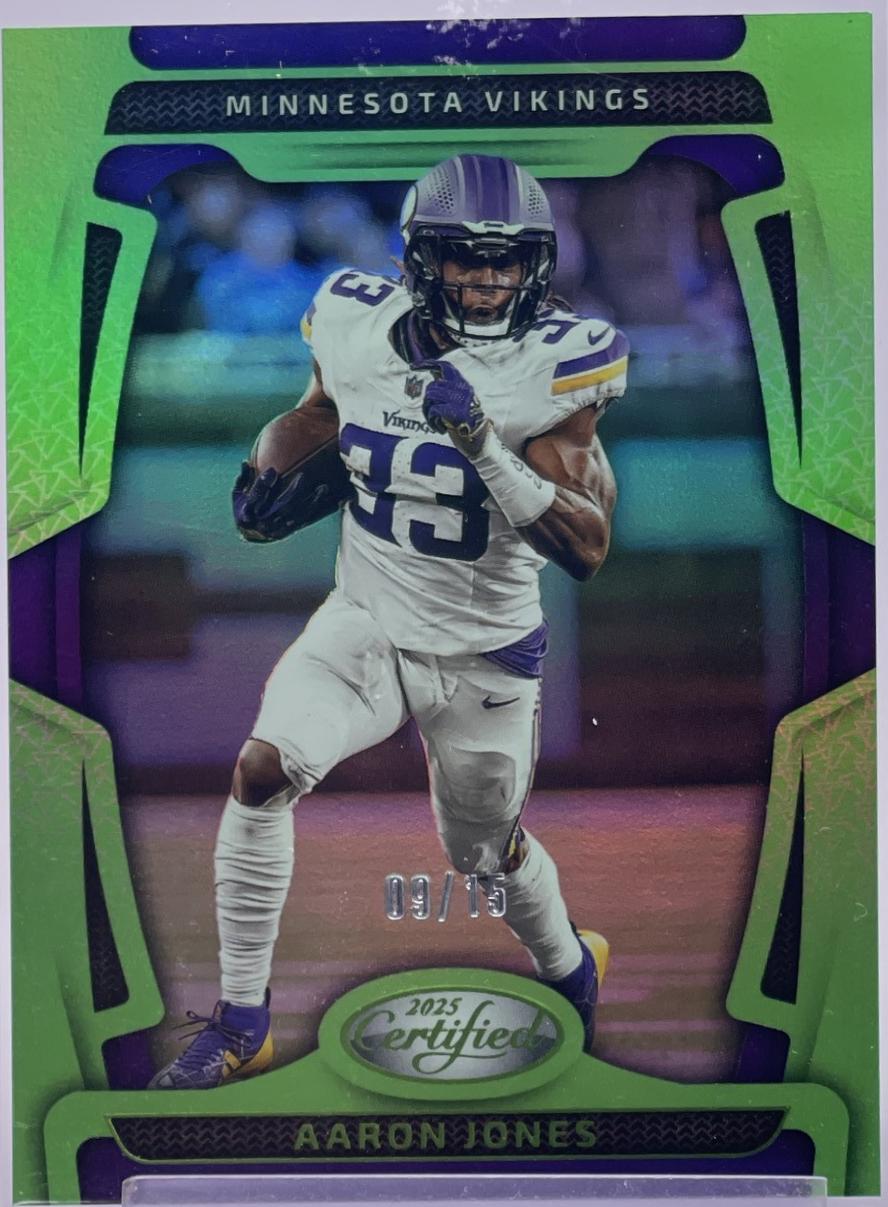 Aaron Jones [Lime Green Mirror] #65