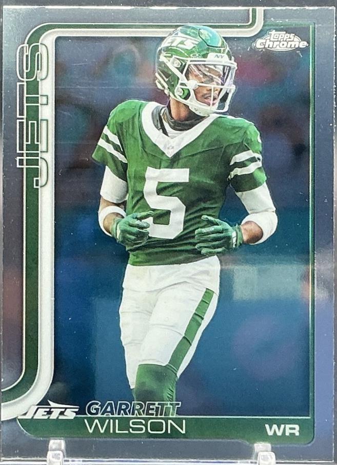 Garrett Wilson [Football Leather Purple] #235