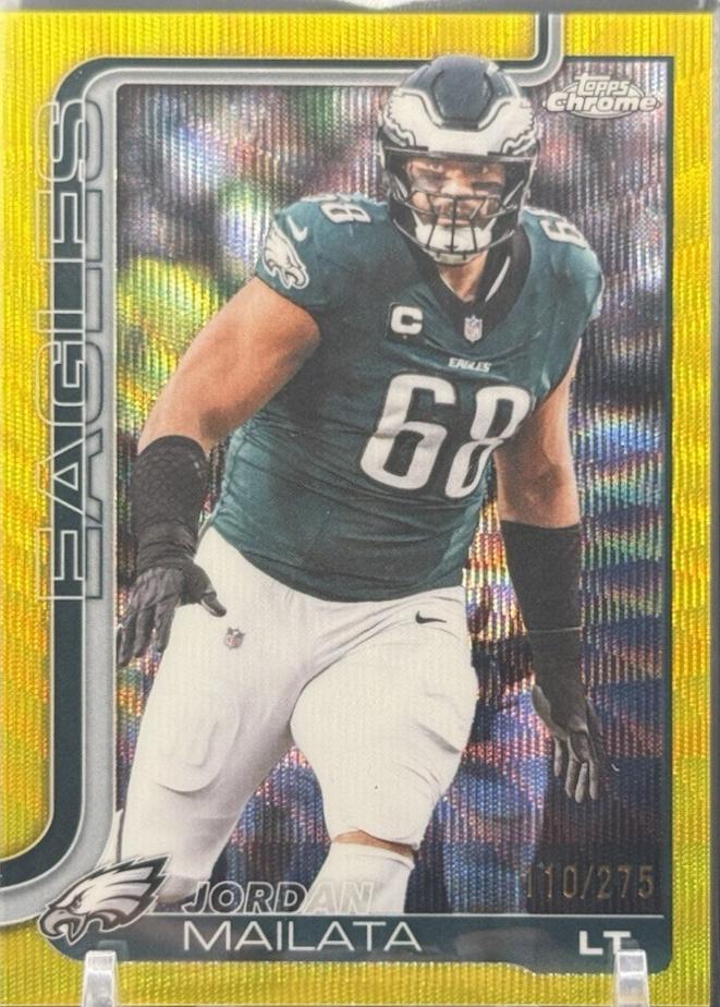 Jordan Mailata [Purple Wave Refractor] #245