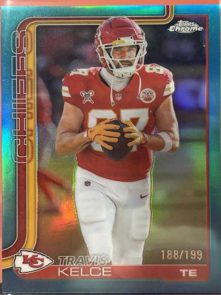 Travis Kelce [Aqua Refractor] #150