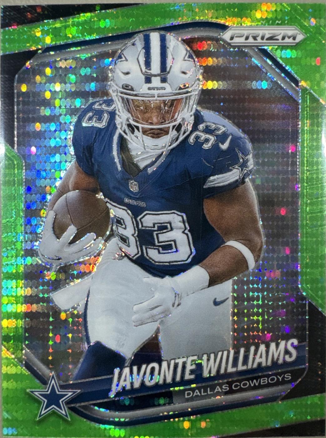 Javonte Williams [Neon Green Pulsar] #1