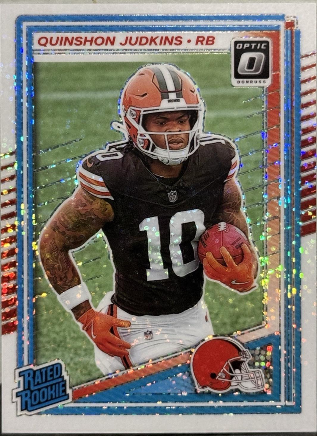 Quinshon Judkins [White Sparkle] #252