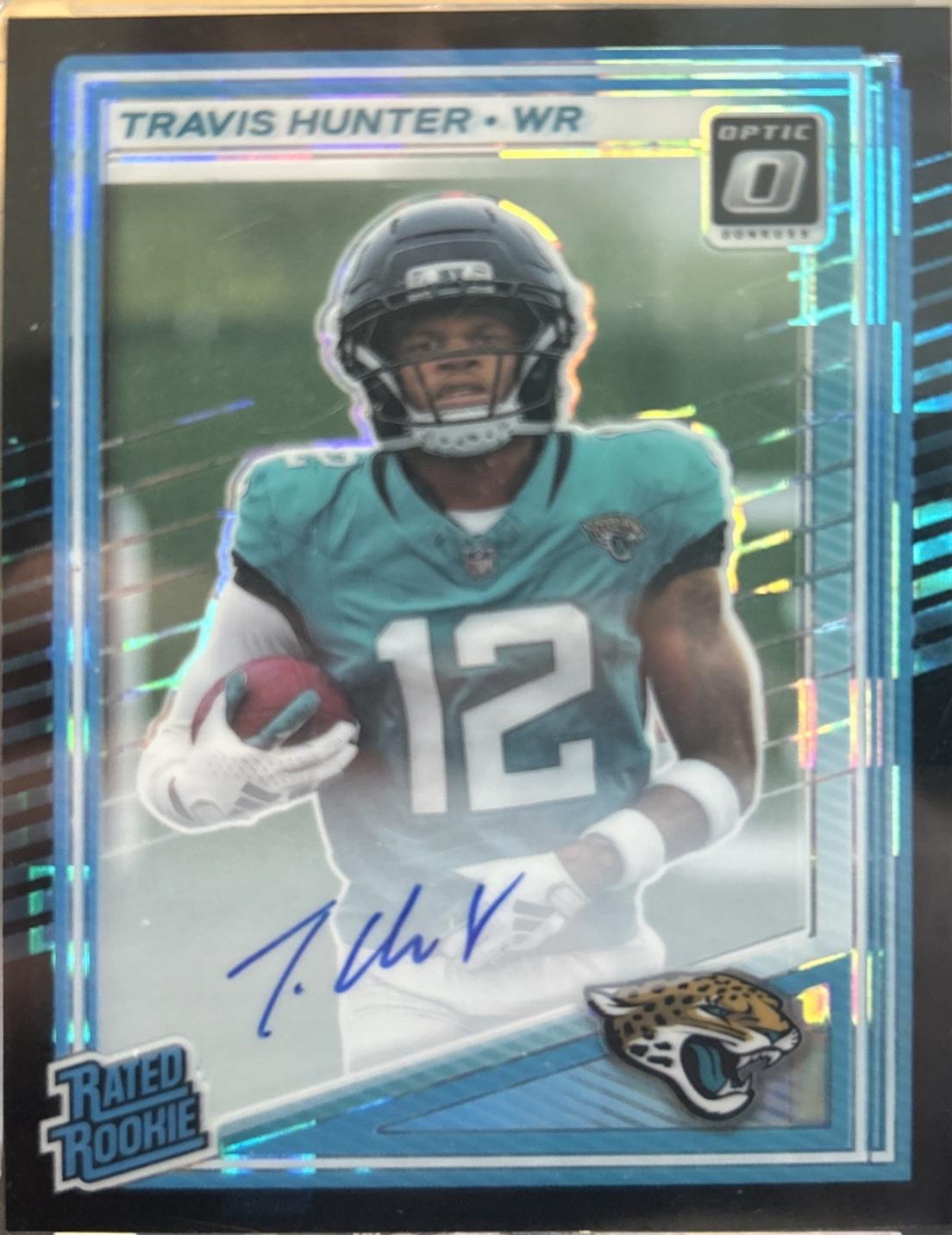Travis Hunter [Black Pandora RPS Autograph] #201