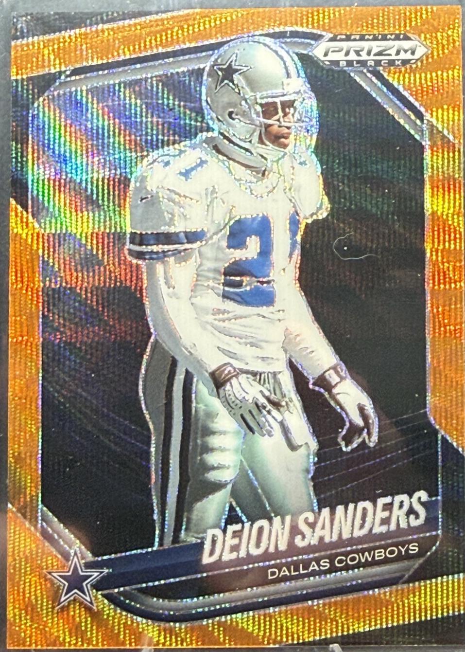Deion Sanders [Orange Wave] #37