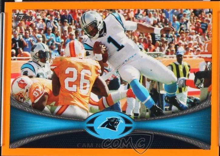 Cam Newton [Horizontal Card Orange] #250