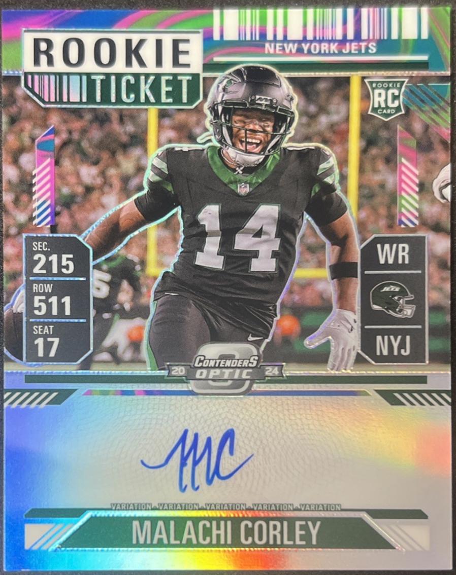 Malachi Corley [Neon Marble Autograph] #111
