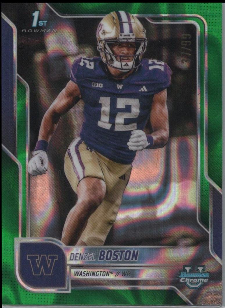 Denzel Boston [Green Lava Refractor] #34