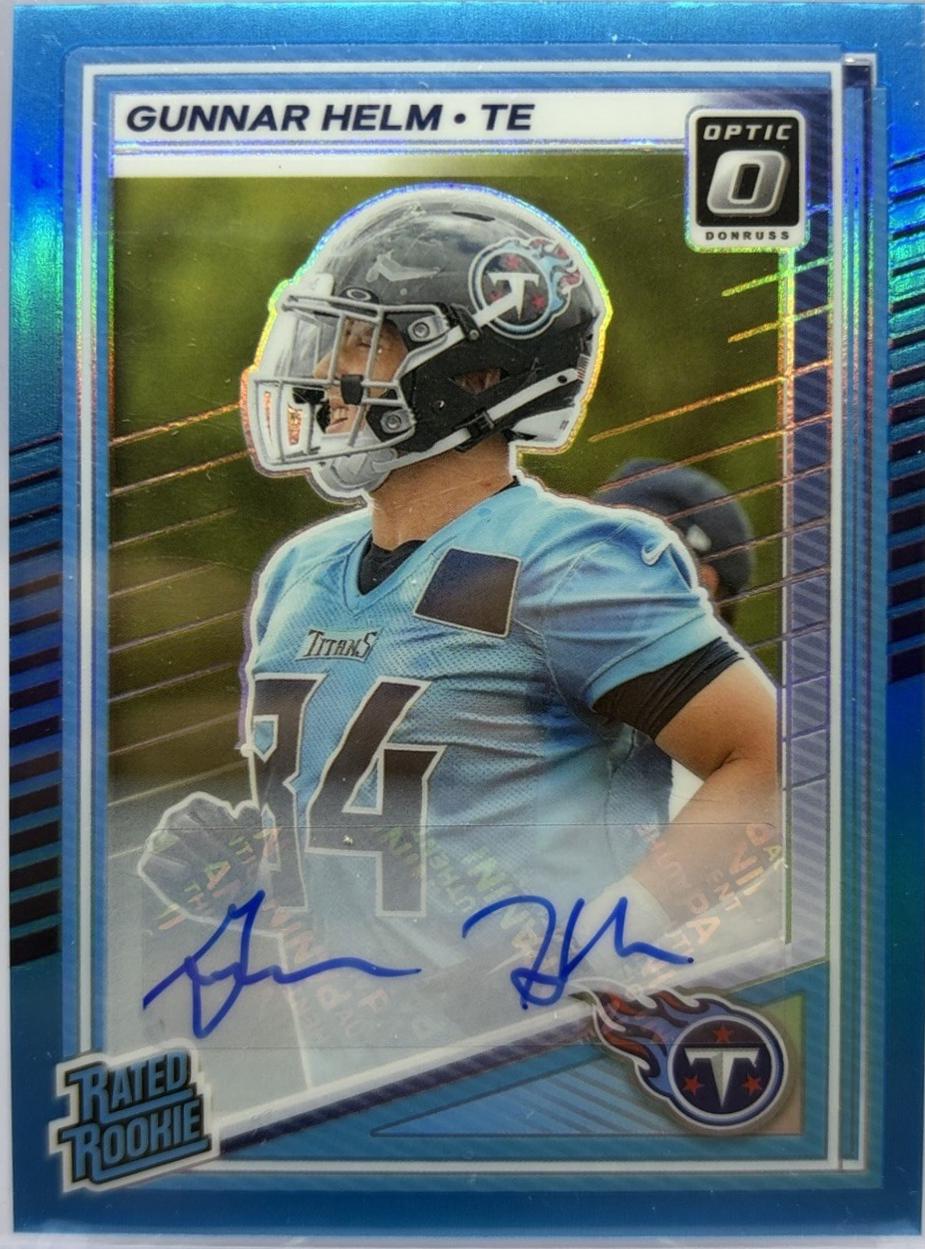 Gunnar Helm [Neon Blue Autograph] #294