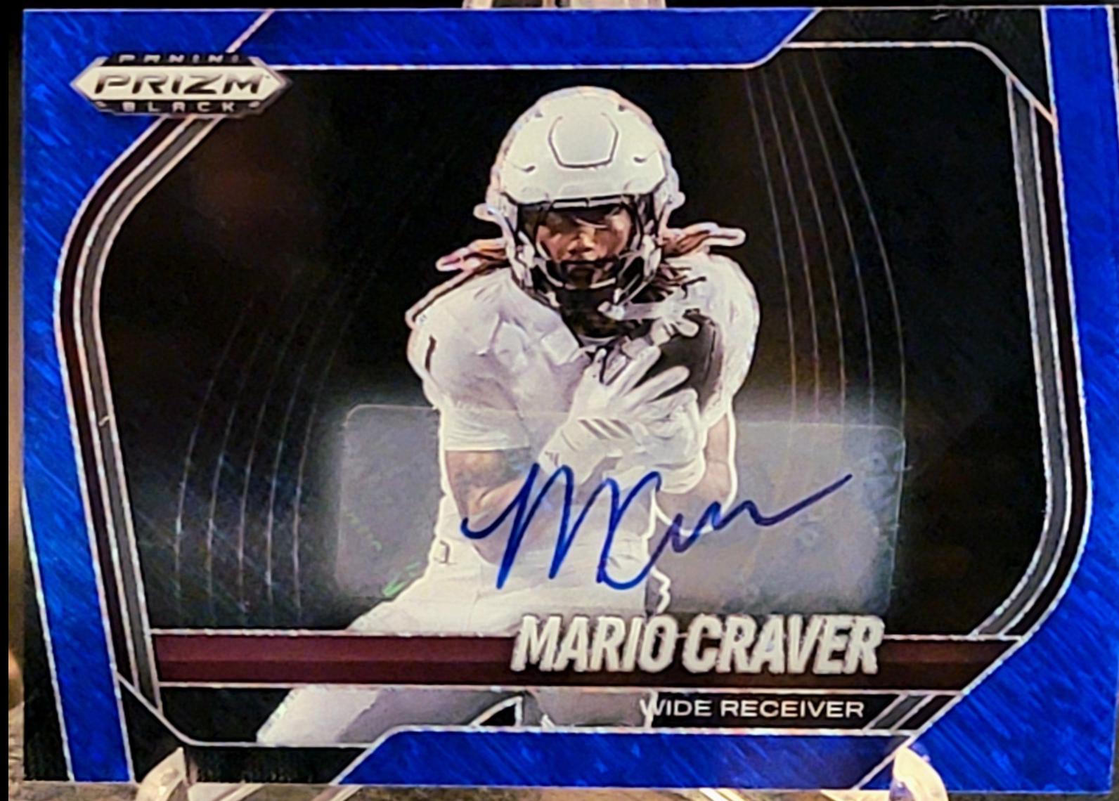 Mario Craver [Autograph Blue Shimmer] #185