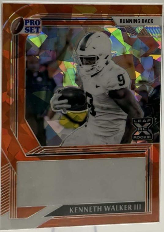 Kenneth Walker Iii [Crystal Orange] #PA-KW2