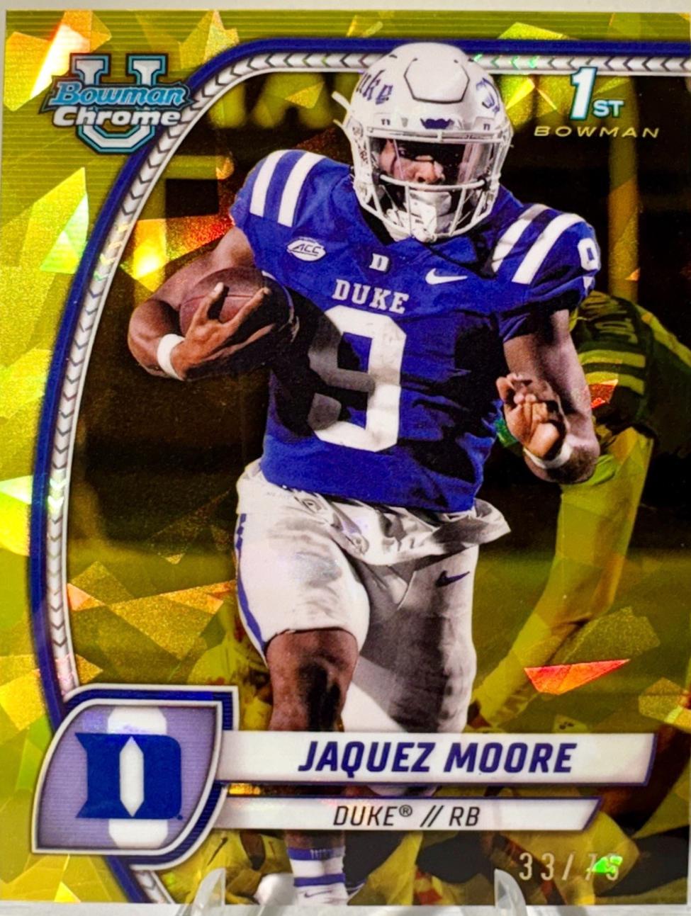 Jaquez Moore [Gold Sapphire] #92