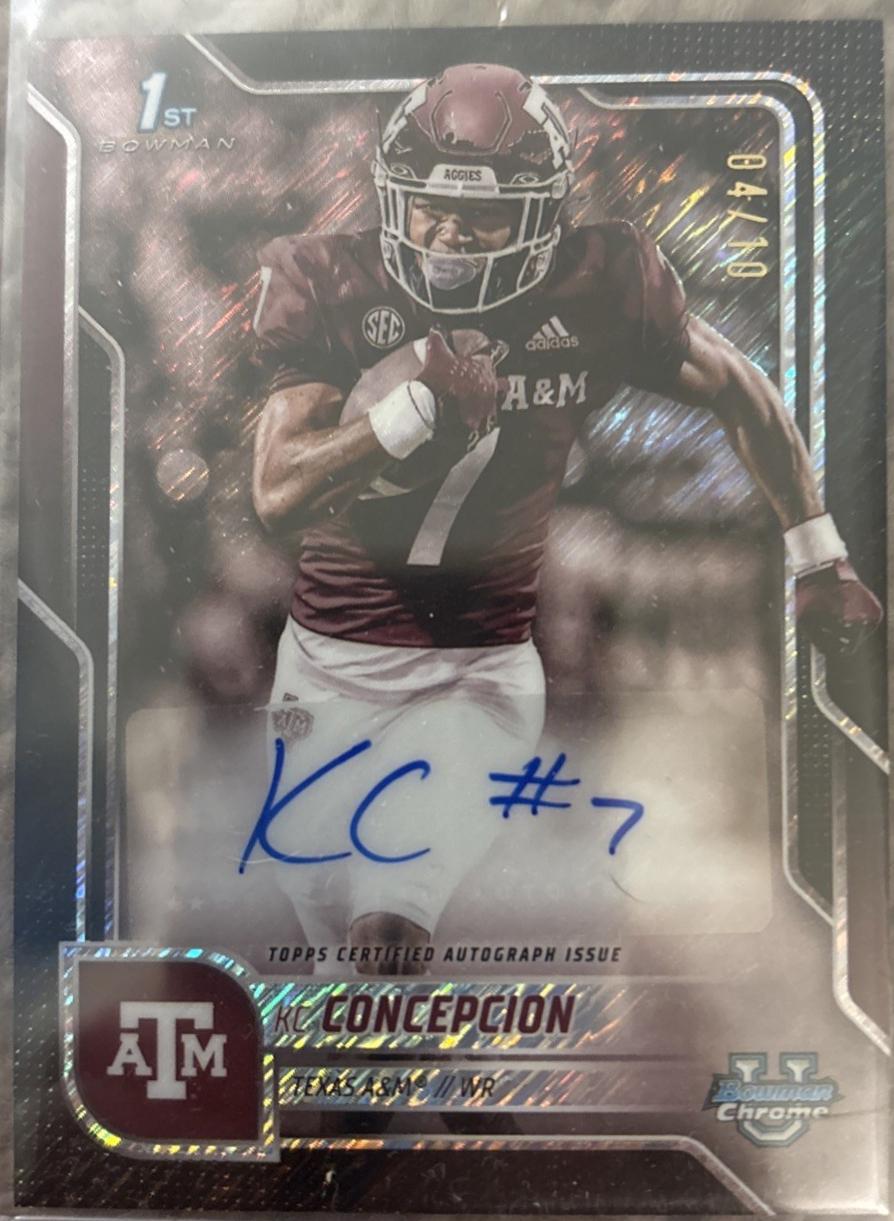 KC Concepcion [Black Shimmer Refractor] #BCA-KCO