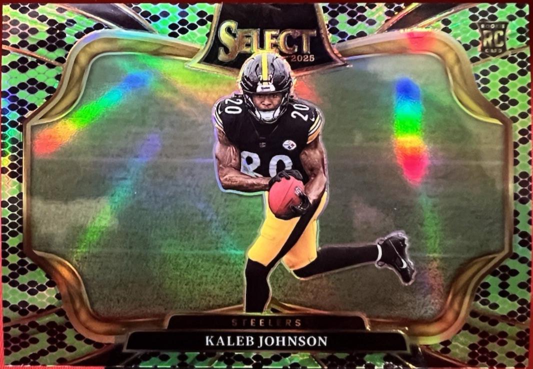 Kaleb Johnson [Green Black Snakeskin Prizm] #452