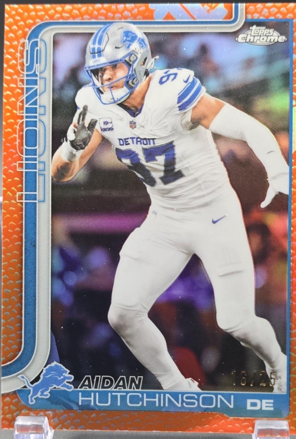Aidan Hutchinson [Orange Refractor] #104