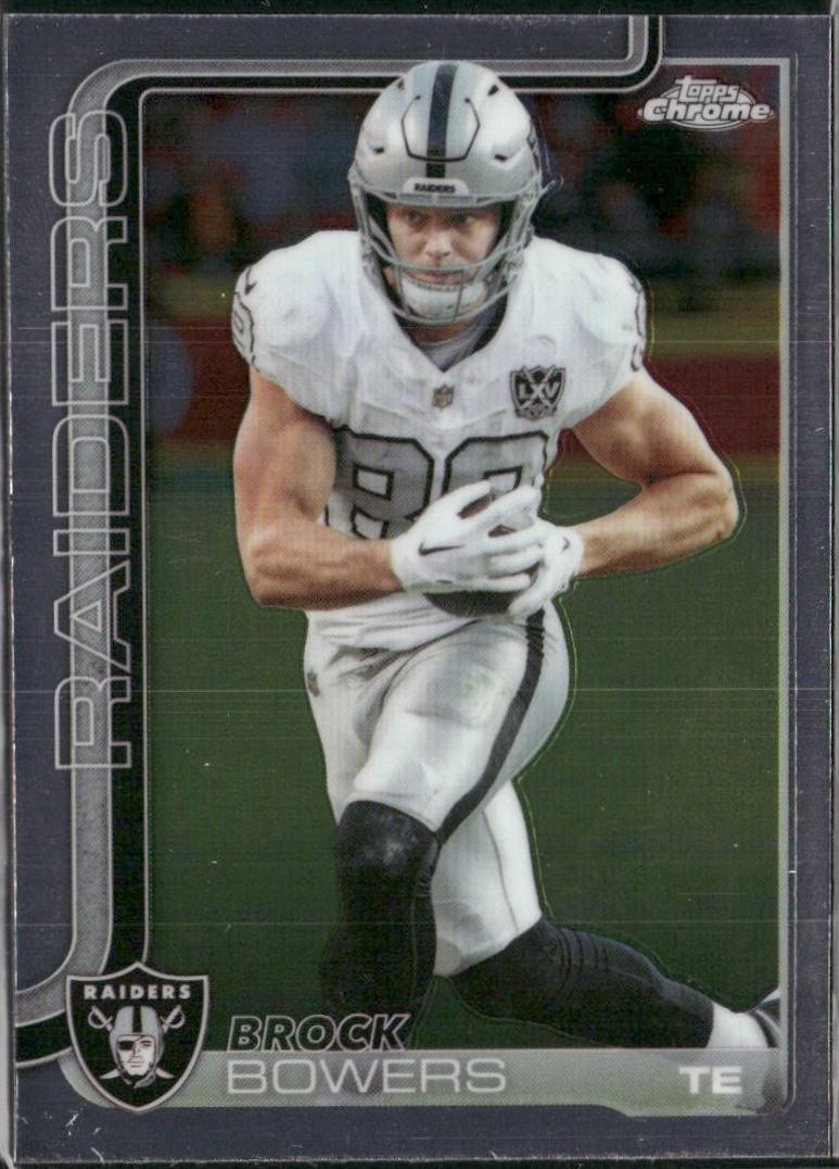 Brock Bowers [Football Leather Purple] #178