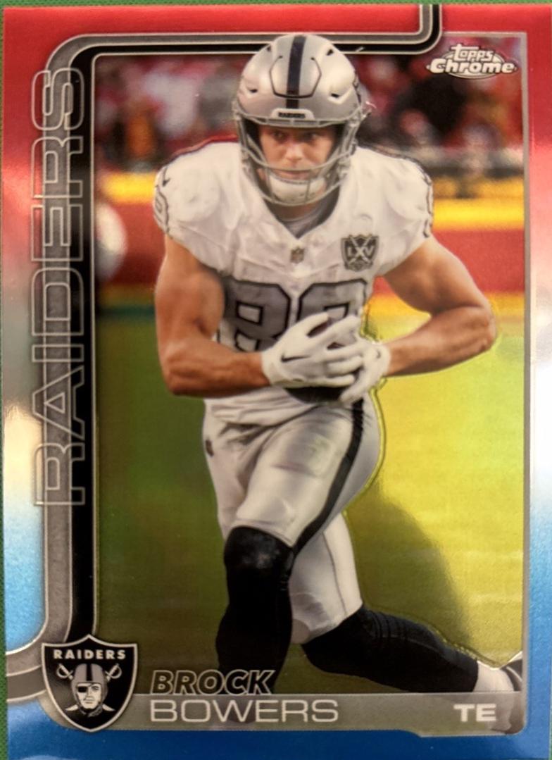 Brock Bowers [Red White Blue Refractor] #178
