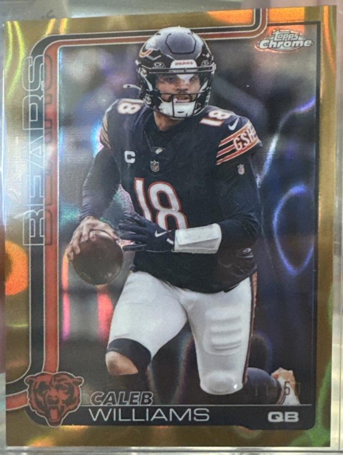 Caleb Williams [Gold Wave Refractor] #52