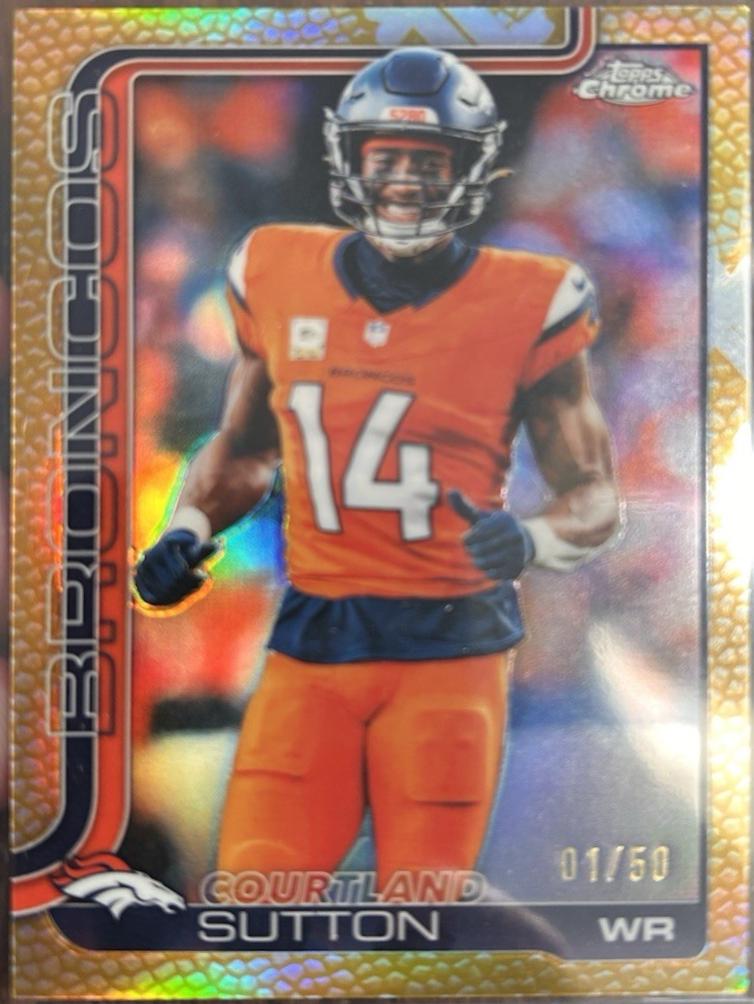 Courtland Sutton [Football Leather Gold] #86