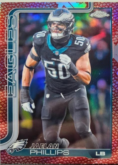 Jaelan Phillips [Football Leather Refractor] #192