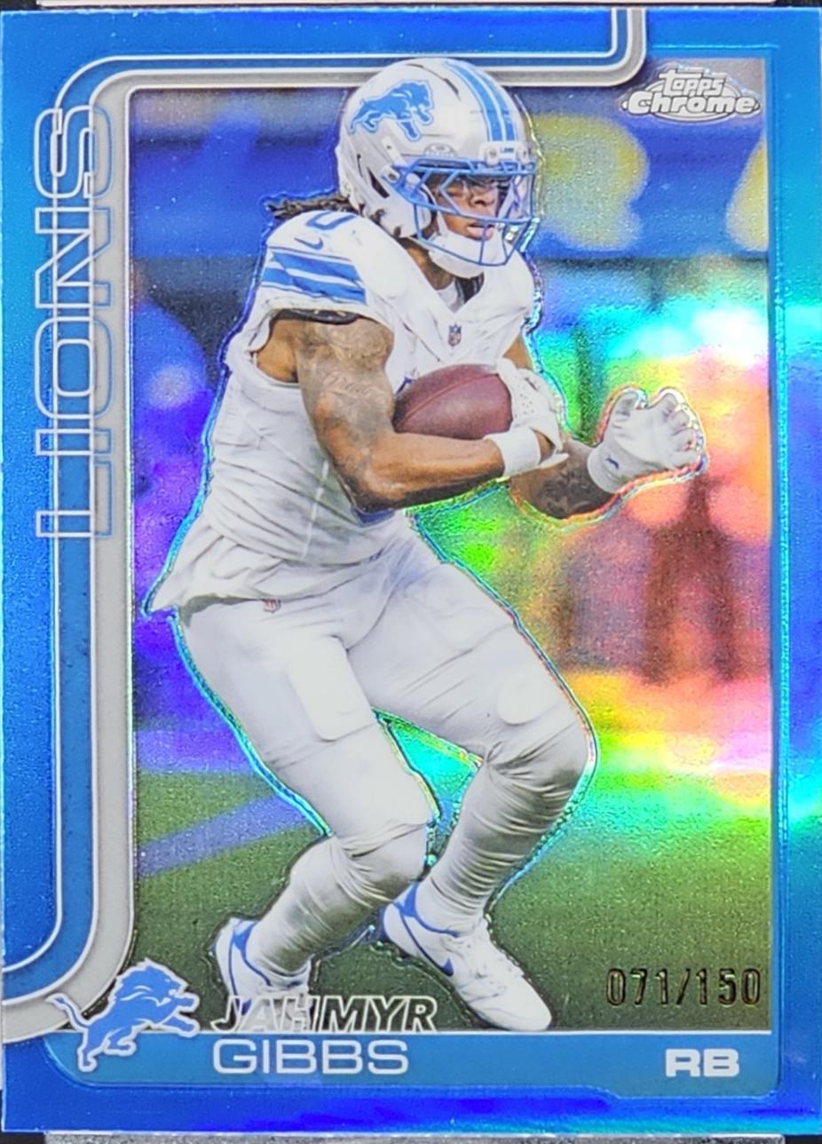 Jahmyr Gibbs [Blue Refractor] #101