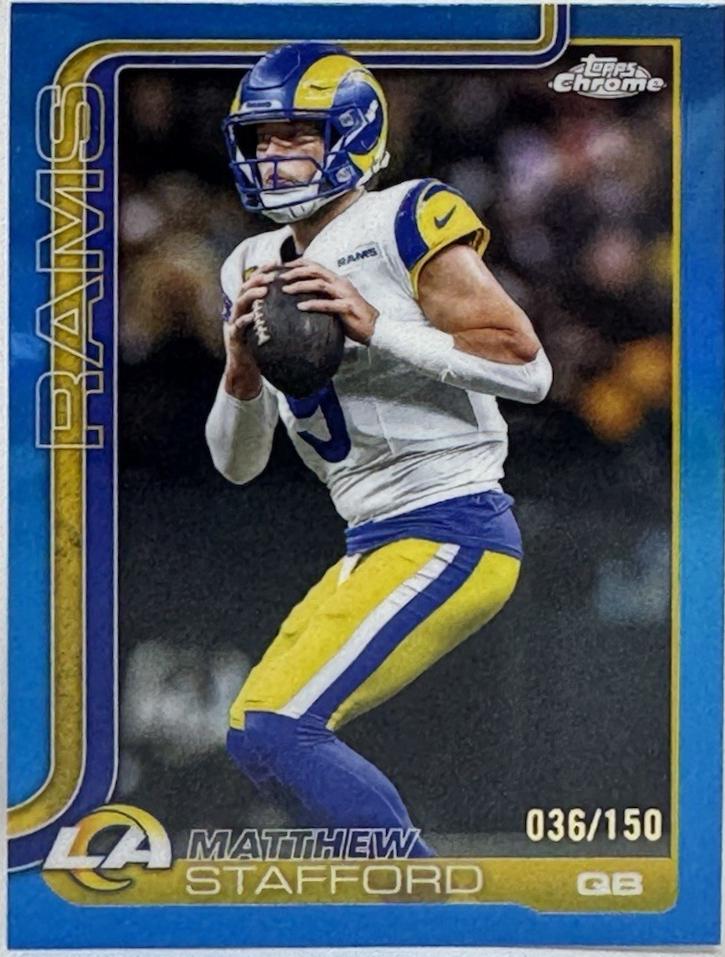 Matthew Stafford [Blue Refractor] #169