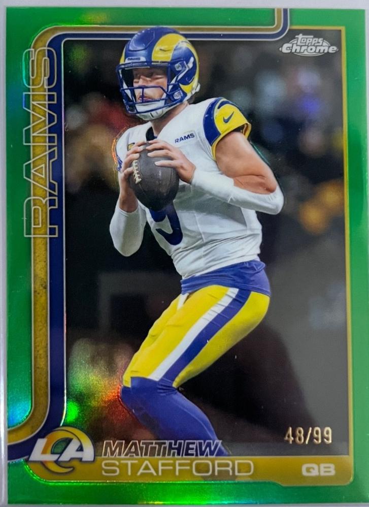 Matthew Stafford [Green Refractor] #169