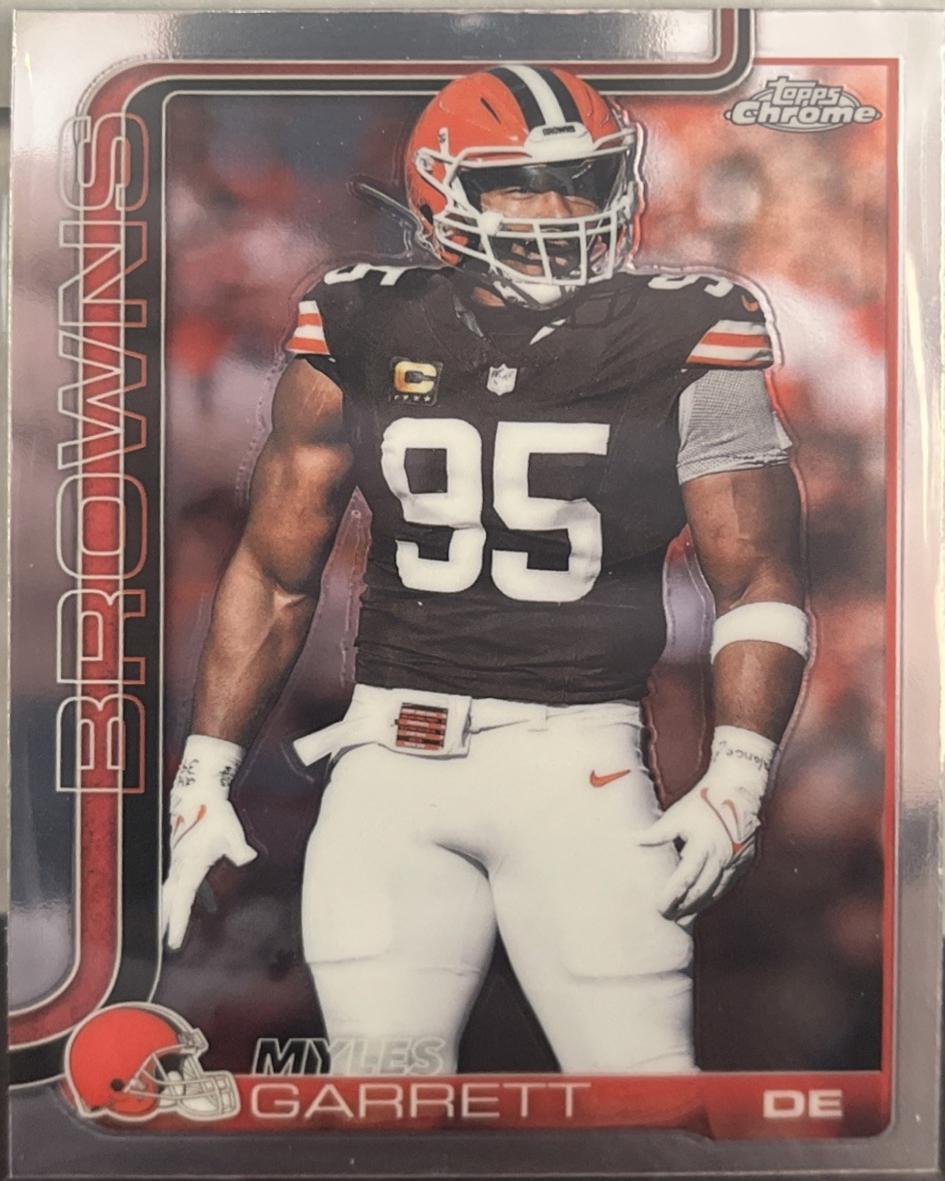 Myles Garrett [Football Leather Purple] #70