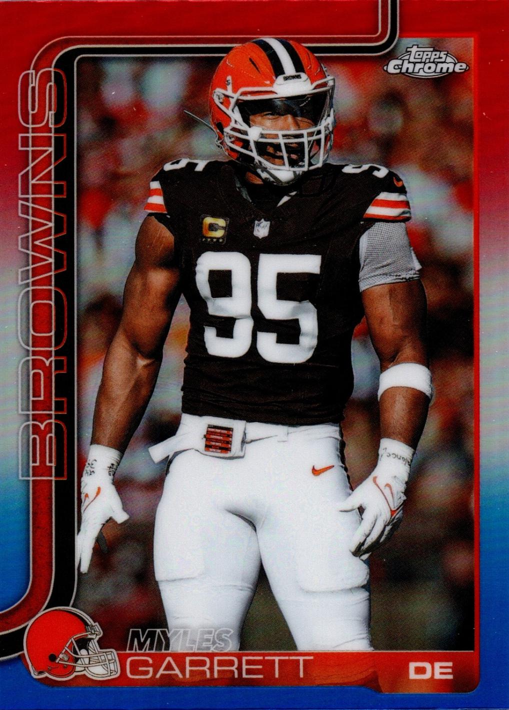 Myles Garrett [Red White Blue Refractor] #70
