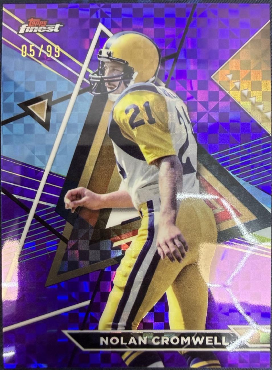 Nolan Cromwell [Purple Checkerboard Refractor] #203