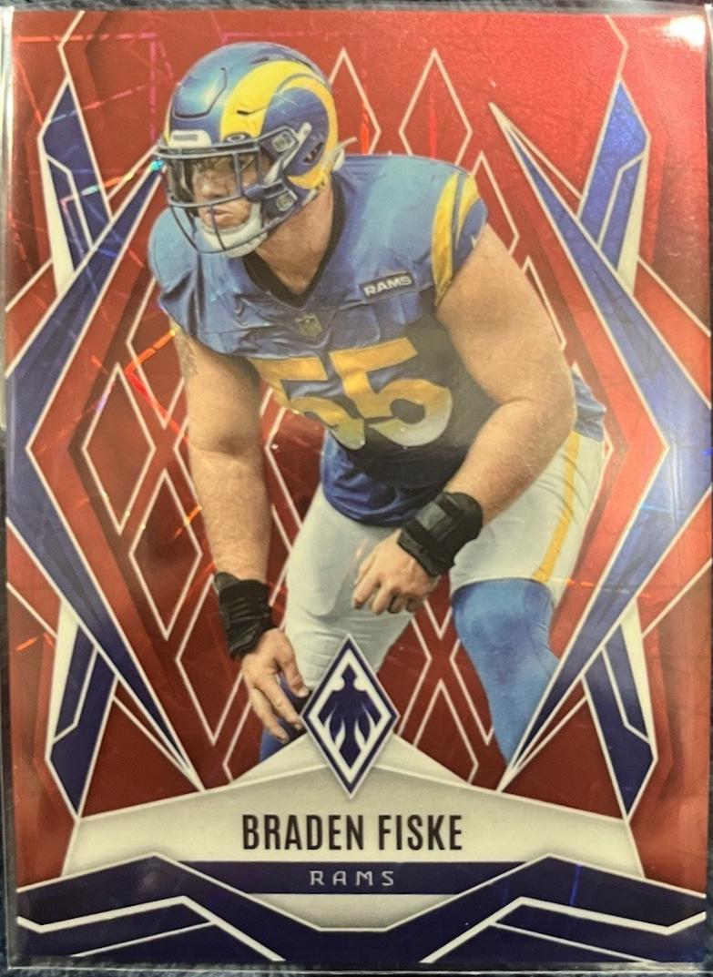 Braden Fiske [Red Lazer] #82