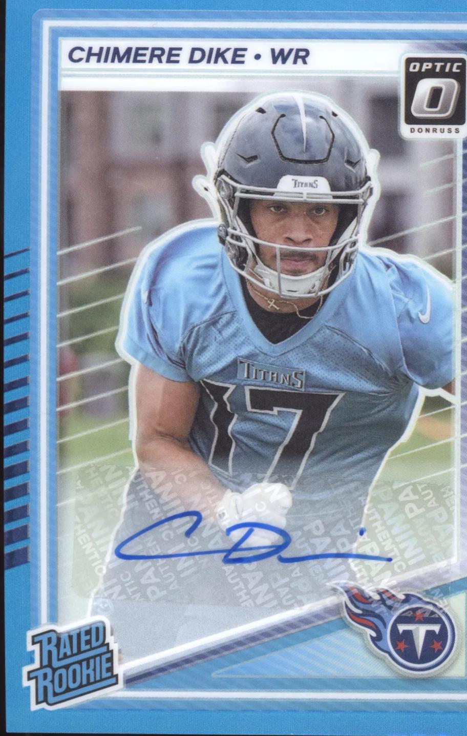 Chimere Dike [Neon Blue Autograph] #269