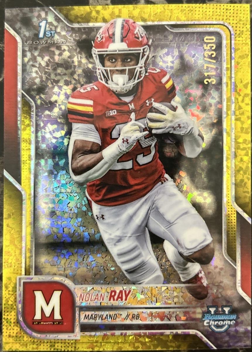 Nolan Ray [Yellow Mini-Diamond Refractor] #77