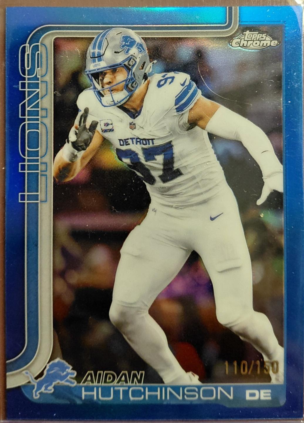Aidan Hutchinson [Blue Refractor] #104