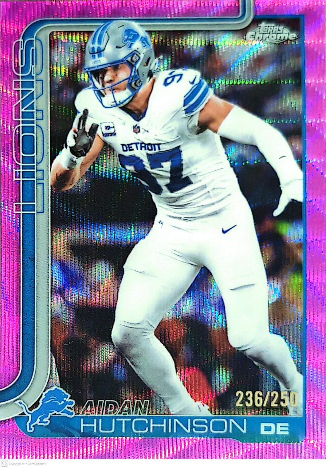 Aidan Hutchinson [Pink Refractor] #104