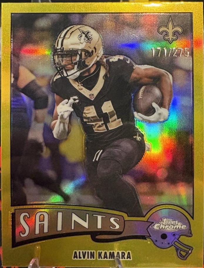Alvin Kamara [Gold Refractor] #215