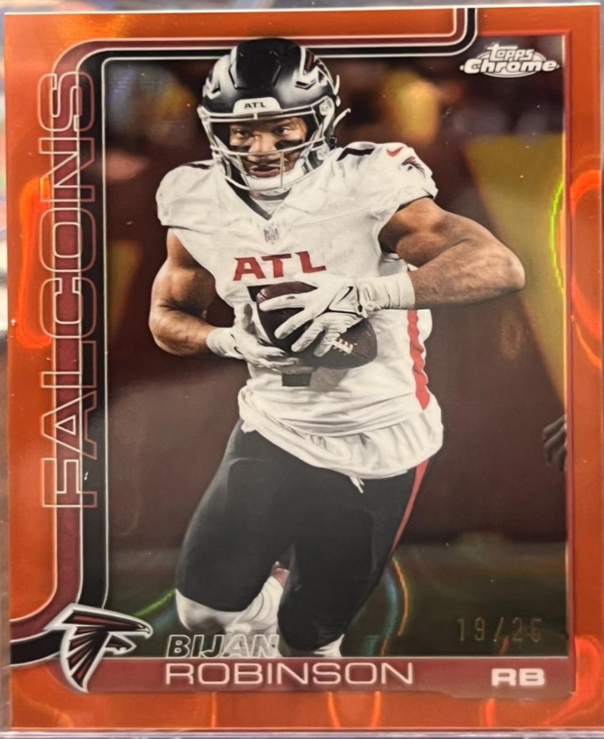 Bijan Robinson [Orange Refractor] #16