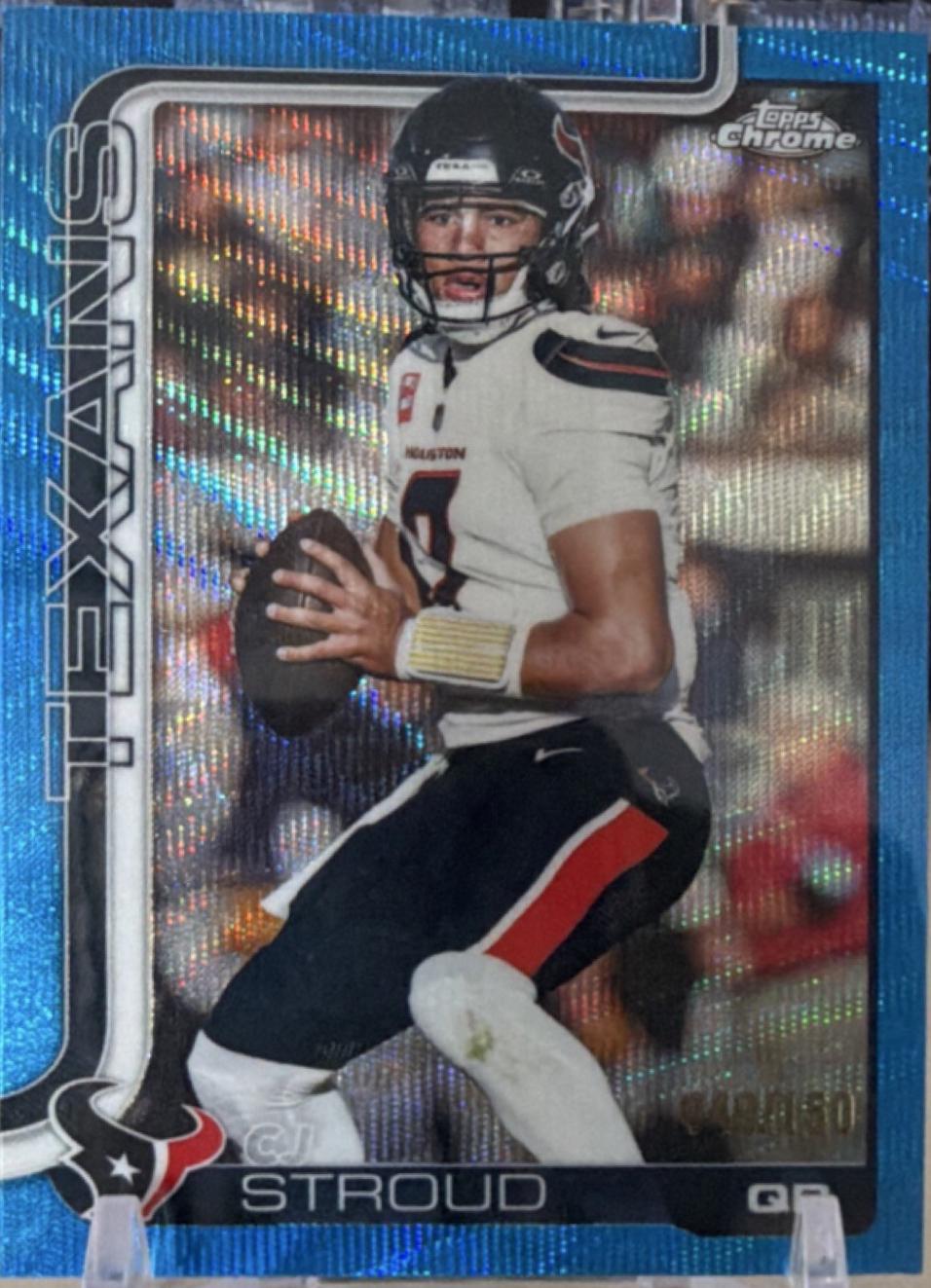 CJ Stroud [Blue Wave Refractor] #119