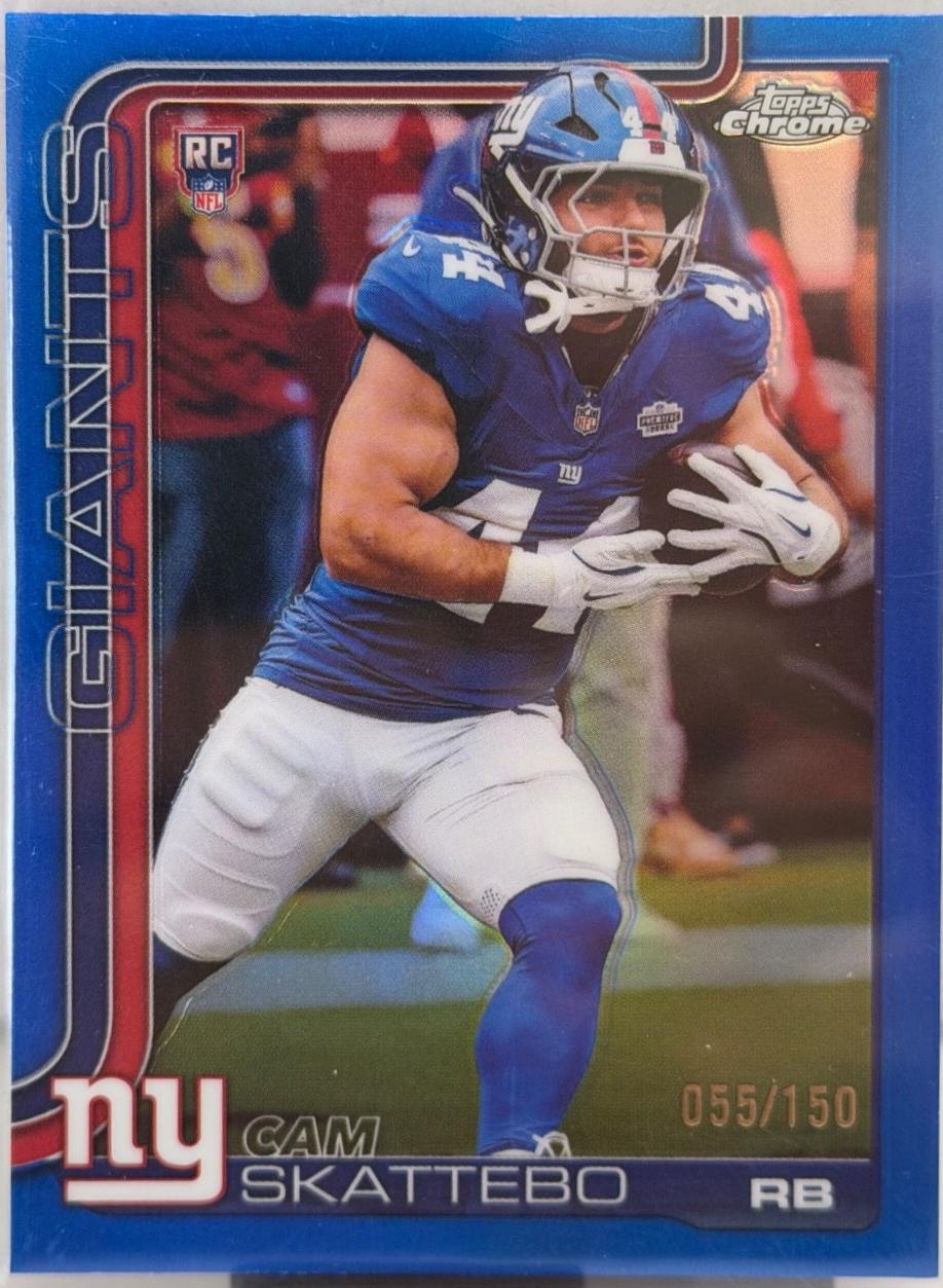 Cam Skattebo [Blue Refractor] #331