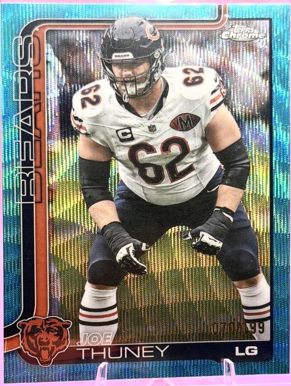 Joe Thuney [Aqua Wave Refractor] #50